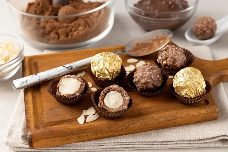 Doces deliciosos especias de ferreiro rocher